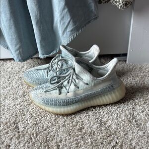 Adidas Stylish Gray and Cream Sneakers